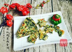 野笕菜鸡蛋饼的做法图解13