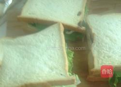 鸡蛋火腿三文治的做法图解6