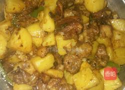 土豆烧鸭的做法图解6