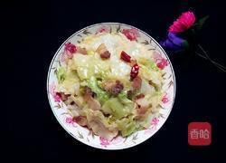 手撕包菜小炒肉的做法图解7