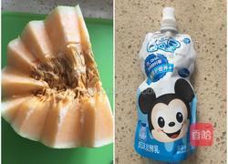 哈密瓜冰棒的做法图解1