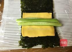 火腿芝士寿司卷的做法图解4