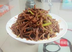 辣椒炒咸菜的做法图解1