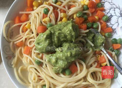 牛油果意面的做法图解4