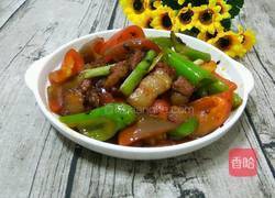 彩椒五花肉的做法图解9