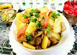 彩椒土豆烧牛肉