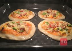 脆底圣女果彩蔬披萨的做法图解12