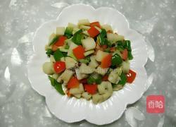 彩椒藕丁的做法图解6
