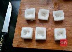 白萝卜酿肉的做法图解4