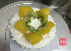 哈密瓜水果蛋糕的做法图解6