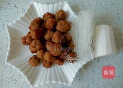 白萝卜丝丸子汤的做法图解1