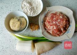 白萝卜丝豆渣肉丸子的做法图解1