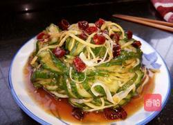蓑衣黄瓜(也叫蛇皮黄瓜)的做法图解8