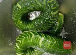 蓑衣黄瓜（也叫蛇皮黄瓜）的做法图解5