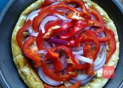 彩椒牛肉披萨的做法图解6
