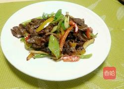彩椒炒牛肉的做法图解4