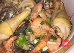 海鲜鸡煲的做法图解4