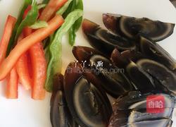 烧椒皮蛋茄条的做法图解4