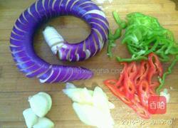 彩椒蟠龙南茄的做法图解2