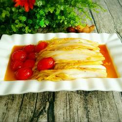 圣女果炒娃娃菜的做法[图]