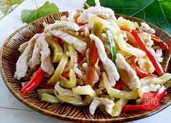 杭椒榨菜炒肉丝的做法图解13