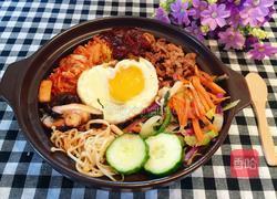 泡菜五花肉滑蛋石锅拌饭的做法图解5