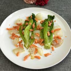 烟熏鲑鱼焗生菜的做法[图]