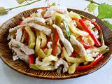 杭椒榨菜炒肉丝