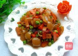 肉皮豌豆小炒的做法图解7