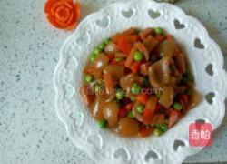 肉皮豌豆小炒的做法图解6