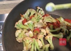 圣女果炒菜花的做法图解6