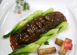 碧绿葱烧海参的做法图解3