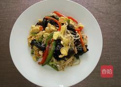 彩椒木耳炒鸡蛋的做法图解8