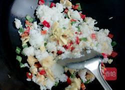 双椒鸡蛋炒饭的做法图解5