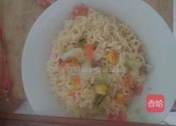 火腿炒面的做法图解2