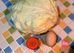 卷心菜蛋饼的做法图解1