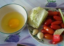 #圣女果# 圣女果打卤热汤面的做法图解1