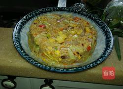 多彩的蛋炒饭的做法图解8