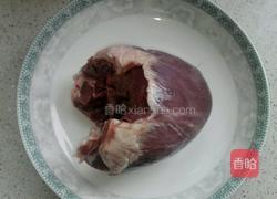 铁板猪心的做法图解1
