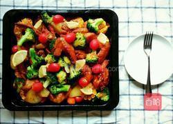 柠香蔬菜烤鸡翅的做法图解7