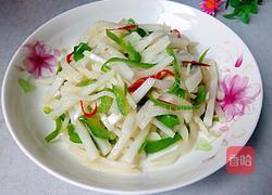 清炒白萝卜丝的做法图解4