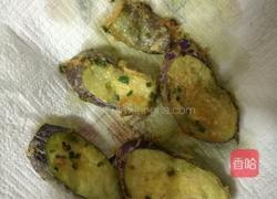 韭香炸茄子的做法图解4