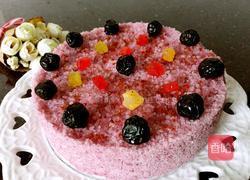 紫薯桂花米松糕的做法图解9