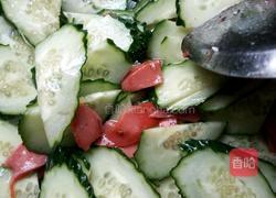 彩椒黄瓜肉片的做法图解4