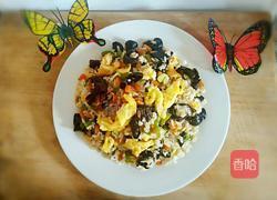 木耳蛋炒饭的做法图解8