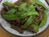 牛柳炒荷兰豆的做法[图]
