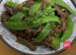 牛柳炒荷兰豆的做法图解6