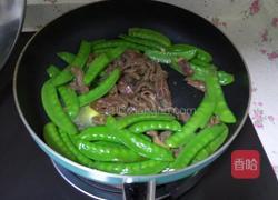 牛柳炒荷兰豆的做法图解5