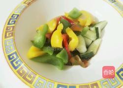 酸甜彩椒拌黄瓜的做法图解6