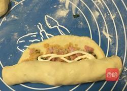 䓤花香肠肉松包的做法图解6
